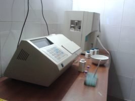 Thyroid and Sugar testing machine at Garhwal Lab